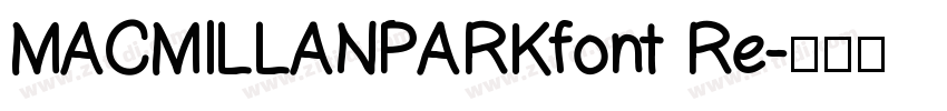 MACMILLANPARKfont Re字体转换